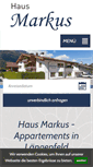 Mobile Screenshot of haus-markus.com